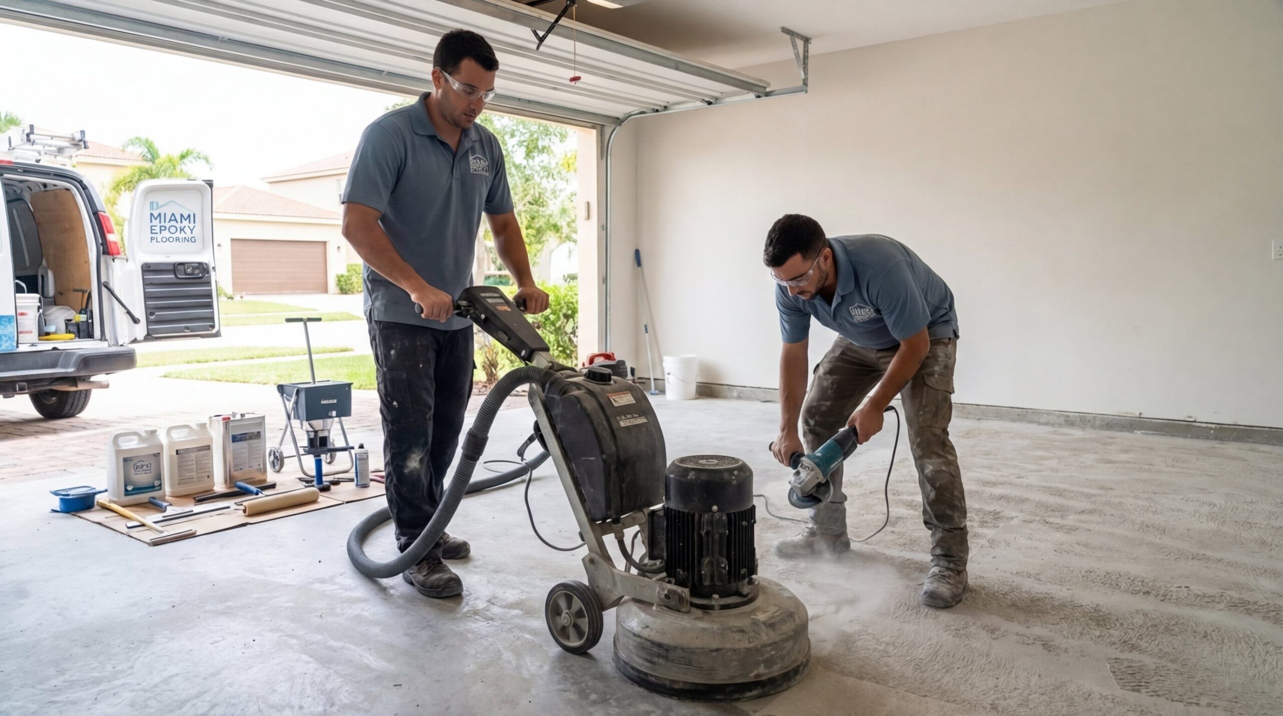 concrete polishing service in Miami